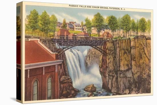 Passaic Falls, Paterson, New Jersey-null-Stretched Canvas