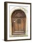 Passau Wood Door-George Johnson-Framed Photographic Print