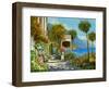 Passeggiata al Lago-Guido Borelli-Framed Art Print