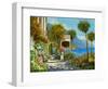 Passeggiata al Lago-Guido Borelli-Framed Art Print