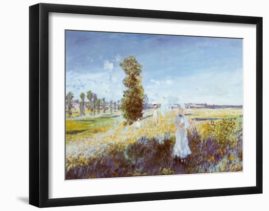 Passeggiata-Claude Monet-Framed Art Print