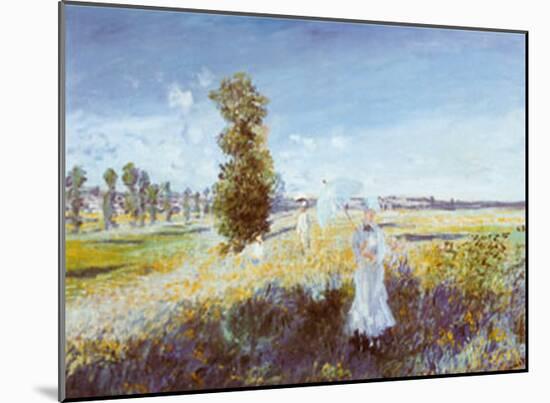 Passeggiata-Claude Monet-Mounted Art Print