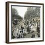 Passeig De Gracia, Barcelona (Spain), Circa 1880-Leon, Levy et Fils-Framed Photographic Print