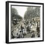 Passeig De Gracia, Barcelona (Spain), Circa 1880-Leon, Levy et Fils-Framed Photographic Print