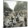 Passeig De Gracia, Barcelona (Spain), Circa 1880-Leon, Levy et Fils-Mounted Photographic Print