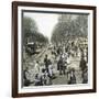 Passeig De Gracia, Barcelona (Spain), Circa 1880-Leon, Levy et Fils-Framed Photographic Print