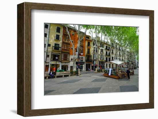 Passeig del Born, the shopping street of Palma, Majorca, Balearic Islands, Spain, Europe-Carlo Morucchio-Framed Photographic Print