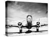 Passenger Airplane on Runway-Philip Gendreau-Stretched Canvas