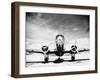 Passenger Airplane on Runway-Philip Gendreau-Framed Premium Photographic Print