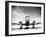 Passenger Airplane on Runway-Philip Gendreau-Framed Premium Photographic Print