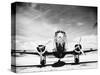 Passenger Airplane on Runway-Philip Gendreau-Stretched Canvas