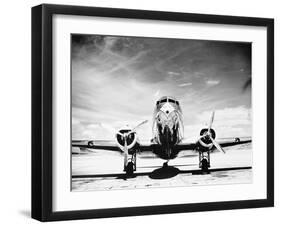 Passenger Airplane on Runway-Philip Gendreau-Framed Photographic Print