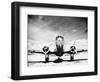 Passenger Airplane on Runway-Philip Gendreau-Framed Photographic Print