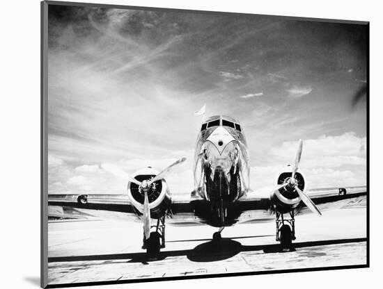 Passenger Airplane on Runway-Philip Gendreau-Mounted Photographic Print