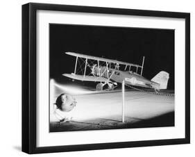 Passenger and Mail Plane Awaiting Departure-Philip Gendreau-Framed Photographic Print