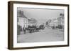 Passenger Carts in the Main Street of Kenmare, Ireland, 1890s-Robert French-Framed Giclee Print