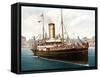 Passenger Cruiser (Hand-Coloured Photo)-English School-Framed Stretched Canvas