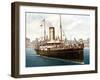 Passenger Cruiser (Hand-Coloured Photo)-English School-Framed Giclee Print