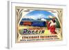 Passenger Insurance - Ticket Issued Here - International Train Service-null-Framed Art Print