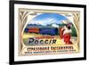 Passenger Insurance - Ticket Issued Here - International Train Service-null-Framed Art Print