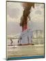 Passenger Liner of the Cunard Line on the Atlantic Run to New York-null-Mounted Art Print