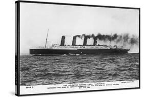 Passenger Liner of the Cunard Line the Largest in the World at the Time of Her Launch-null-Stretched Canvas