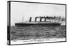 Passenger Liner of the Cunard Line the Largest in the World at the Time of Her Launch-null-Stretched Canvas