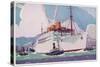 Passenger Liner of the Peninsular and Oriental Steam Navigation Company-Howard Coble-Stretched Canvas