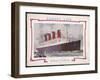 Passenger Liner on the Trans- Atlantic Run-null-Framed Art Print