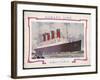 Passenger Liner on the Trans- Atlantic Run-null-Framed Art Print