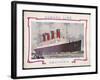 Passenger Liner on the Trans- Atlantic Run-null-Framed Art Print