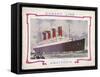 Passenger Liner on the Trans- Atlantic Run-null-Framed Stretched Canvas