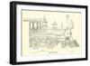 Passenger Locomotive, by Burnham, Parry, Williams and Company-null-Framed Giclee Print