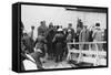 Passenger Ship Bethed at Molde, Norway, 1929-null-Framed Stretched Canvas
