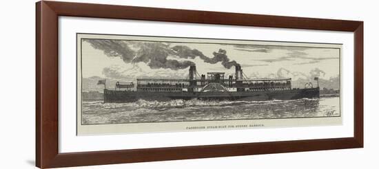 Passenger Steam-Boat for Sydney Harbour-null-Framed Giclee Print