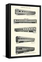 Passenger Train Cars-null-Framed Stretched Canvas