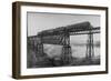 Passenger Train on Posada-Encarnation Trestle Bridge, Mexico-W.H. Jackson-Framed Photographic Print