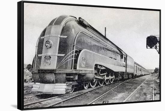 Passenger Train, Pullman of the Pacific Union, America, 20th Century-null-Framed Stretched Canvas