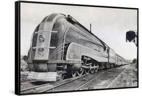 Passenger Train, Pullman of the Pacific Union, America, 20th Century-null-Framed Stretched Canvas