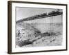 Passenger Train with Two Locomotives-William Henry Jackson-Framed Photographic Print