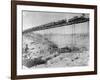 Passenger Train with Two Locomotives-William Henry Jackson-Framed Photographic Print