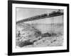 Passenger Train with Two Locomotives-William Henry Jackson-Framed Photographic Print