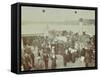 Passengers Boarding the London Steamboat Service, River Thames, London, 1905-null-Framed Stretched Canvas