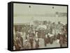 Passengers Boarding the London Steamboat Service, River Thames, London, 1905-null-Framed Stretched Canvas