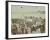 Passengers Boarding the London Steamboat Service, River Thames, London, 1905-null-Framed Photographic Print