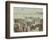 Passengers Boarding the London Steamboat Service, River Thames, London, 1905-null-Framed Photographic Print