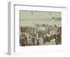 Passengers Boarding the London Steamboat Service, River Thames, London, 1905-null-Framed Photographic Print