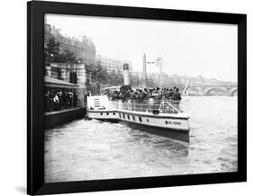 Passengers Boarding the Steamer 'Earl Godwin, London, C1905-null-Framed Photographic Print