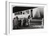 Passengers Boarding Zeppelin LZ 11 Viktoria Luise, C1912-1914-null-Framed Giclee Print