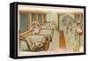 Passengers in a Railway Carriage-null-Framed Stretched Canvas